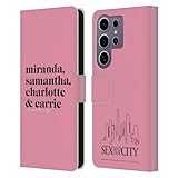 Head Case Designs Officially Licensed Sex and The City: Television Series Character 2 Graphics Leather Book Wallet Case Cover Compatible with Samsung Galaxy S25 Ultra