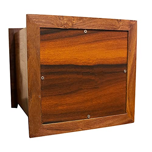 American Flag And Eagle Cremation Urn, Wood Funeral Urns With Engraving #TOP4