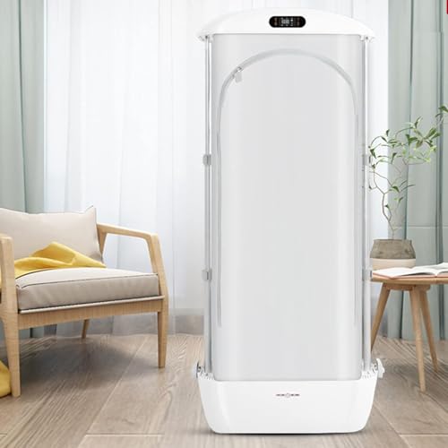 ZGYOZMNG Secadora de Ropa eléctrica a Vapor, Plancha automática, Secadora de Ropa portátil Inteligente a Vapor, planchadora de Ropa Plegable y Antiarrugas con Control Remoto.