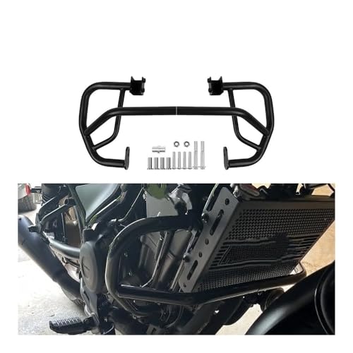 Barres de protection moteur Rebel 500 CMX pour voyager serein et protéger votre moto en ville - 2