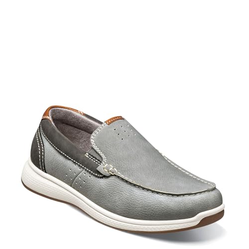 Image of Florsheim Kids Crossover Moc Toe Slip-On Jr. (Toddler /Little Kid /Big Kid)