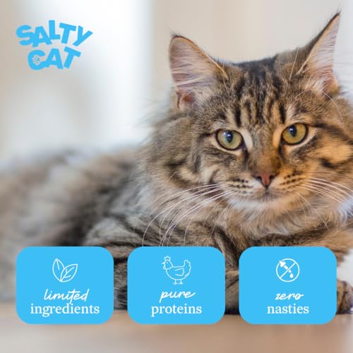 Image of Salty Cat Captain's Catch Dinner Pate Variety Pack Cat Food for Cats, 12 Cans (3 oz Each)