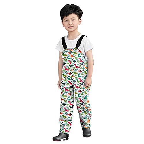 Toddler Rain Overalls Bib Kids Boys Girls Rain Windproof Suspender Rain Pants Outdoor Activities Windproof2