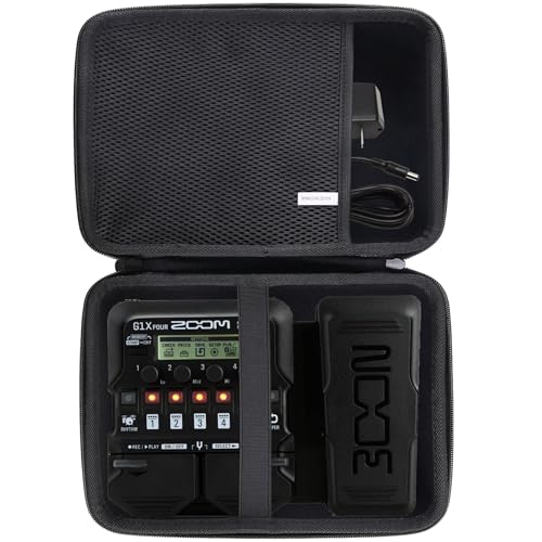 WAIYUJP収納ケース互換の ZOOM G1X/B1X/A1X FOUR ズーム ギター用マルチエフェクター 保護収納ケース (ZOOM G1X)