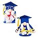 GNOMES GRADUAZIONE GNOMES Peluche Decor Decor Dodrial Hat Laurea Bambole Grad Svedese Tomte Nisse per La Graduazione Decorazioni per Feste Cerimonia 2PCS