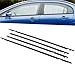 MotorFansClub 4PCS Weatherstrip Window Seal for Honda Civic 2006 2007 2008 2009 2010 2011, Door Outside Trim Seal Belt, Black