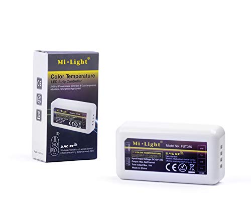KingLed- Mi-Light, Contrôleur Dimmer LED CCT Blanc Variable, 2.4GHz Sans Fil, FUT035, Code 1127