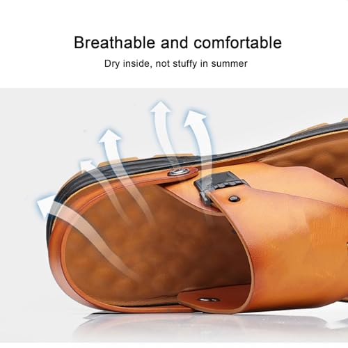 Mens Orthopedic Sandals Lightweight Comfortable Anti Slip Slip On Two Uses Beach Slippers Bunion Corrector for Hallux Valgus Summer Travel Outdoor4