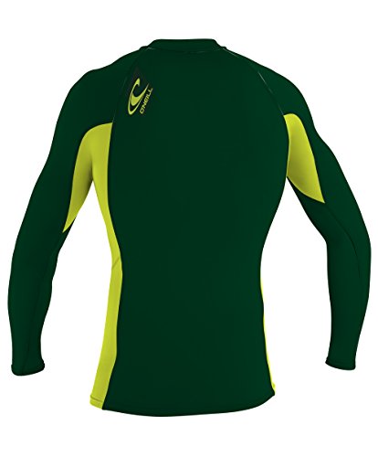 Image of O'Neill Youth Premium Skins Long Sleeve Rashguard, UPF 50+ Sun and Rash Protection, Buttery Soft Tight Fit