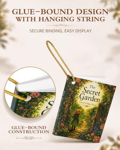 Mini Book Advent Calendar 2026 for Book Lovers, 24 Christmas Ornaments - Image 5