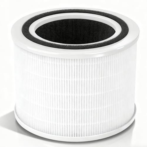 Core 200S Filter für LEVOIT Core 200S Luftreiniger 3-in-1 HEPA Filter mit Aktivkohlefilter & Vorfilter Levoit Luftreiniger Ersatzfilter Weiß 1 Stück
