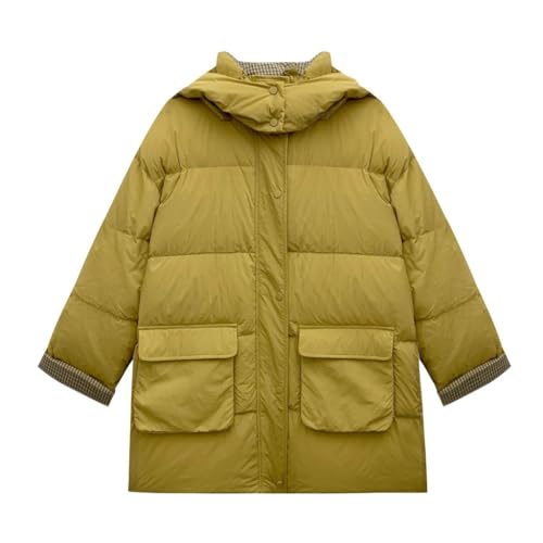 Veste longue à capuche coton femme pour les promenades hivernales et les jours de grand froid