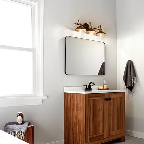Image of Kichler Lighting Clyde 26.25 inch 3 Light Vanity Light in Olde Bronze