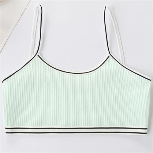 5 Pack of Girls Training Bra Cotton Cami Bralettes Sports Stretch Seamless Bras Vest3
