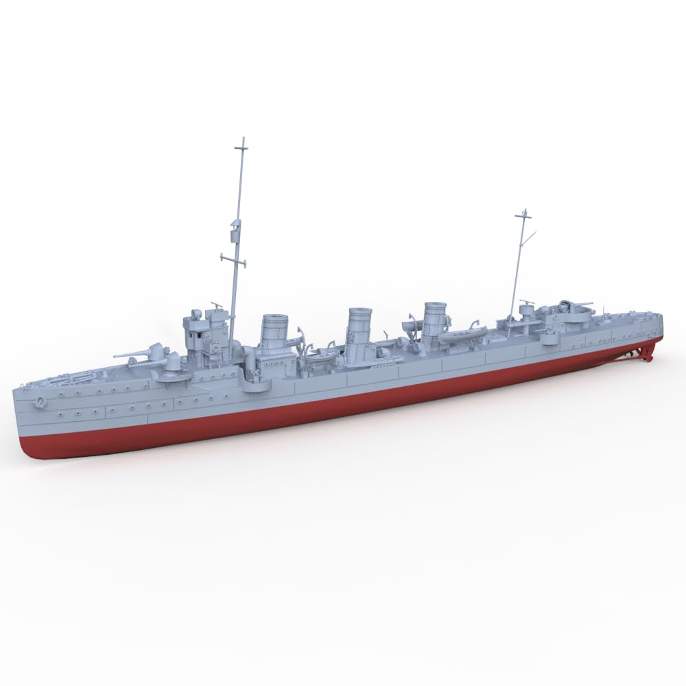 MRY-SFW SSC350731S 1/350 zestaw do budowy modeli wojskowych, Włochy, klasa Aquila, krążownik Aquila 1917, pełny kadłub