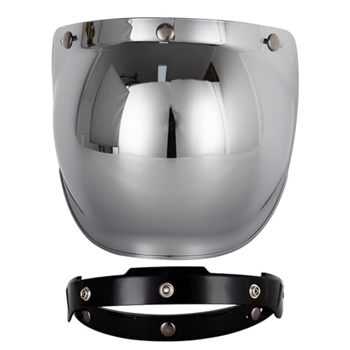 TerraShine ヘルメットバイザー シルバー