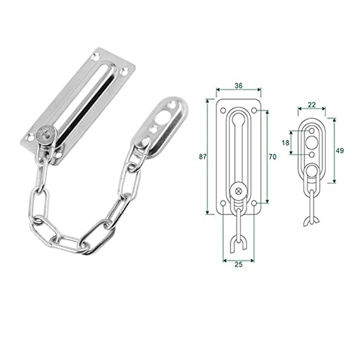 Cerraduras antirrobo de seguridad con cadena de perno para puertas y accesorios de hogar 3