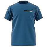 camisetas 1983 maglietta-uomo adidas Agravic Tee AZ2146 Camiseta, Hombre, Azul (Azubas), 198
