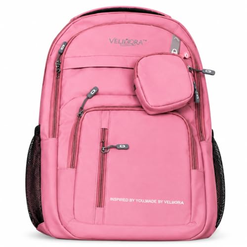 Image of MBW Korean Style Water Resistant 35L Laptop Backpack for Men & Women | Polyester Multi Compartments Bag with Side Pockets & Accessory Pouch | Travel Backpack for Office, College and School