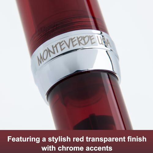 Monteverde USA Monza 3 Fountain Pen Set  - Medium, Fine, Omniflex Nib - Ideal Gift for Men & Women - Perfect for Office, - Additional View