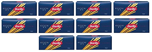 10x Pasta Barilla Bucatini Nr. 9 italienisch Nudeln 500 g pack