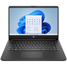 HP Laptop | 14-FQ100 | 14" 1366 x 768 Touchscreen LED-Backlit | AMD Ryzen 7 5700U 8-Core | 32GB DDR4 | 2TB SSD | Windows 11 Home | Wi-Fi 5 - Bluetooth 5-720p HD Camera - Black