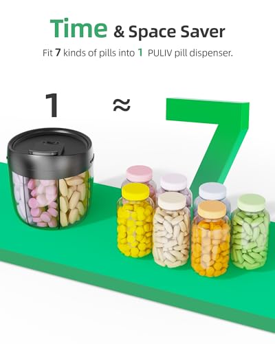 Puliv Portable Pill Dispenser Bottle thumb #5