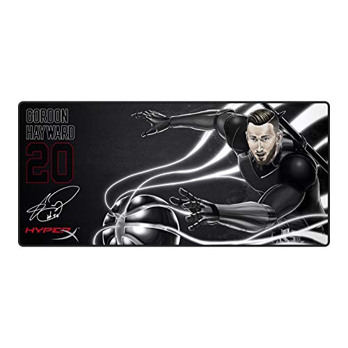 HyperX Fury S - Gordon Hayward Limited Edition Pro Gaming Mouse Pad, Cloth Surface Optimized for Precision, Stitched Anti-Fray Edges, X-Large 900x420x4mm