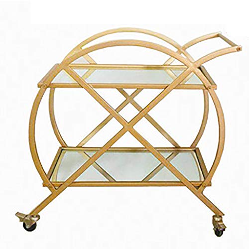 Grande capacità: dimensioni 75 x 38 x 72 cm, ripiani a 2 strati e parapetto di sicurezza offrono ampia capacità di archiviazione, risparmio di spazio.