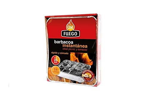 Ok Fuego - Barbacoa Instantanea 1 Uso En Oferta Okfuego Barbacoa Instantanea 1 Solo Uso