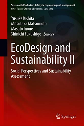 EcoDesign and Sustainability II livre anglais Sustainability Assessment production - 2