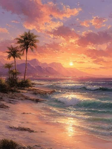 G v, ČiF DIY G LoX, Paint by Numbers ܂ ANyCg uV, hG K؂ l S, Mtg , H̑, z[ ItBX, ƒIt BX̕Ǒ, 40x50