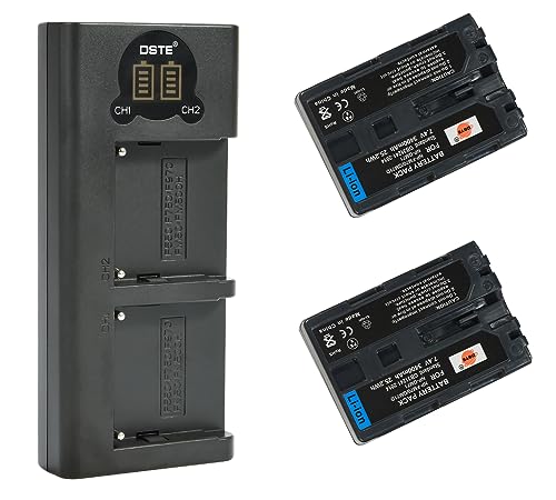 Batería NP-FM70 y cargador dual USB para cámaras Sony DCR-PC115
