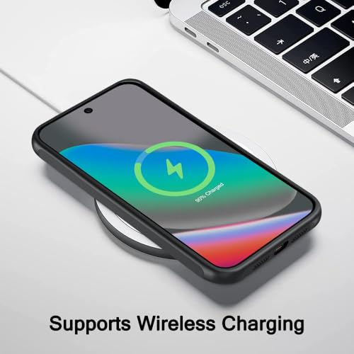 Image of TheGiftKart Hybrid Matte Frosted Translucent Back Cover Case for Google Pixel 10 | Shockproof Design | Camera Protection Module | Hard Back Cover Case for Pixel 10 (PC & TPU, Frost Black)