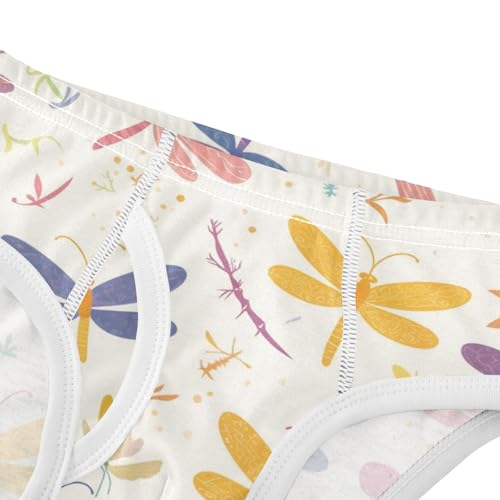 KLL Dragonfly Pattern Illustration Toddler Boy Pure Cotton Briefs Cute Children Panties4