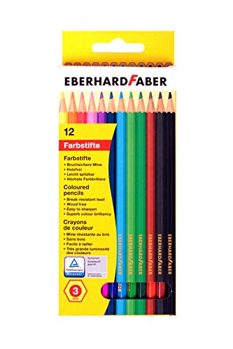 Coloured Pencils Eberhard Faber 12 Matite Colorate...
