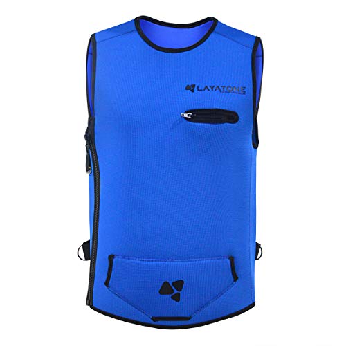 LayaTone Diving Vest Top Men 5mm Neoprene Top Vest Scuba Diving Spearfishing Underwater Wetsuit Vests
