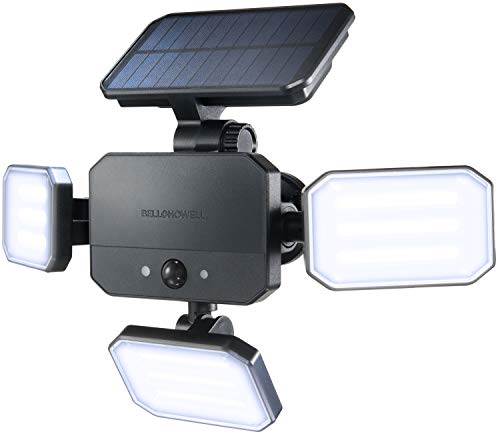Bionic Floodlight Deluxe 50% Brighter By Bell+Howell Solar Lights Outdoor Motion Sensor Led Outdoor Lights Swiveling Light 108 High Power Led Bulbs In Adjustable Panels For Garden Patio As Seen On Tv #TOP6