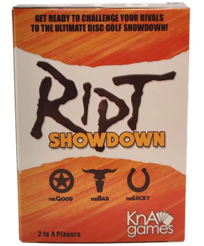 KnA Games RIPT Showdown Disc Golf Card Game, Orange