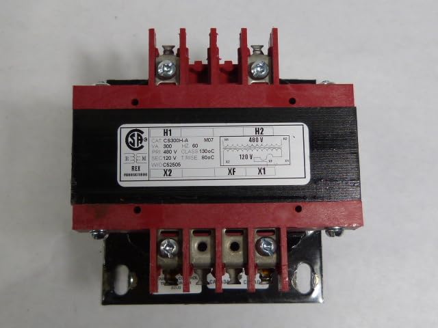 CS300H-A Transformer 300VA 480Pri/120Sec 60Hz Missing Screws