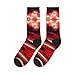 DRTGEDS Red Sky At Night Starry Fashion Leisure Sports Socks Are Unisex To Keep Feet Dry Suitable Various Outdoor Sports