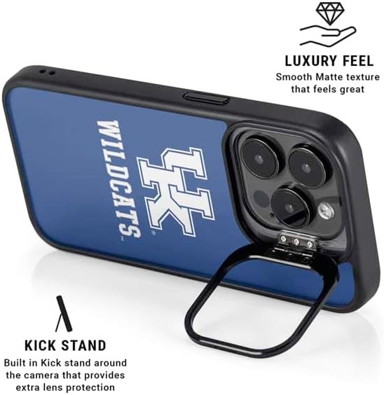 Skinit Kickstand Phone Case Compatible with iPhone 16 Pro Max - Officially Licensed University of Kentucky UK Wildcats Design