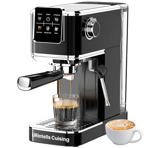 URintells Cuising Espresso Machine 20 Bar,Touch Screen Espresso Maker with