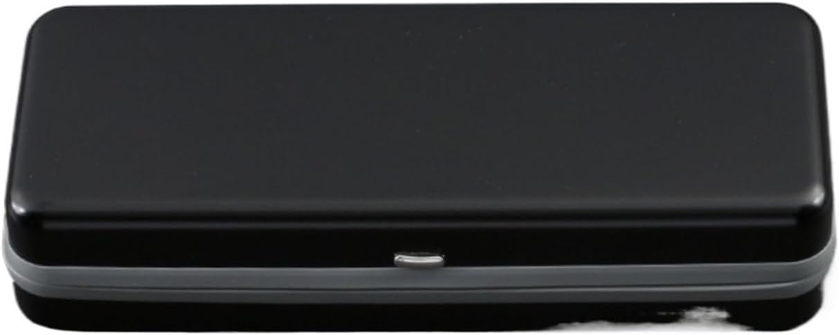 Brillenetui Aluminium Brillenetui Hard Eyeglasses Box Brillen Lesebrille Aufbewahrung, Black