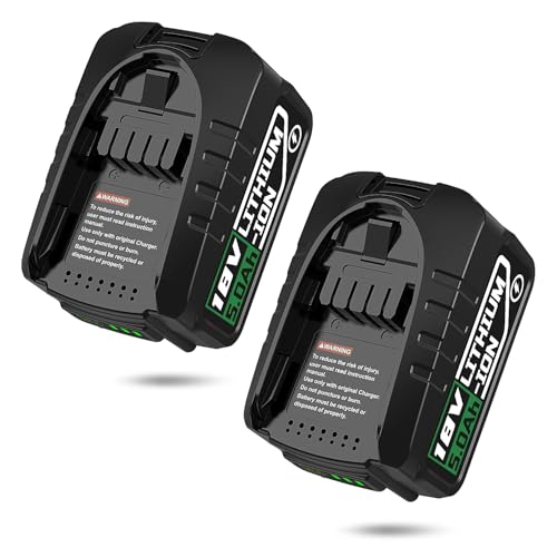 18V 5.0Ah Ersatzakku für Bosch Haus und Garten Werkzeuge, 2X 18V akku für Gloria akku Kompatibel...