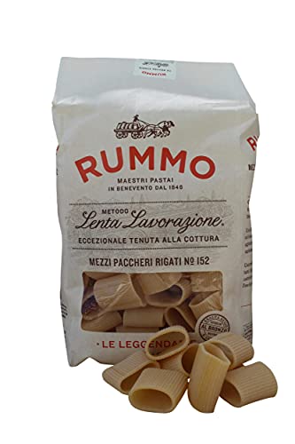 Rummo Mezzi Paccheri Rigati Gr. 500 [12 paquetes]