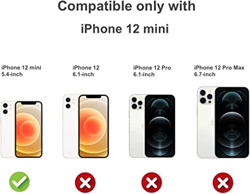 Image of NISHTECH for iPhone 12 Mini 5G Premium Transparent Hybrid Soft Slim Dust Proof Back Case Cover Silicone with Camera Protection