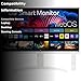 LG 27SR75U-W 27 inch 4K UHD (3840x2160) IPS HDR10 USB Type-C 65W PD Smart Monitor webOS 23 AirPlay Screen Share Bluetooth ThinQ App Built-in Speaker HDMI White