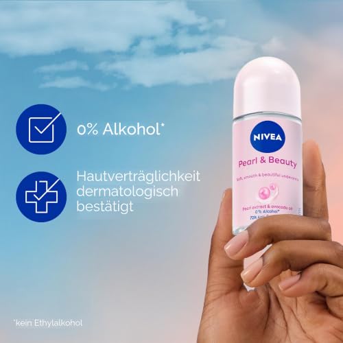 Nivea Deo Roll-On Pearl & Beauty, 50 ml, 3er Pack (3 x 50 ml) – Ansicht 6