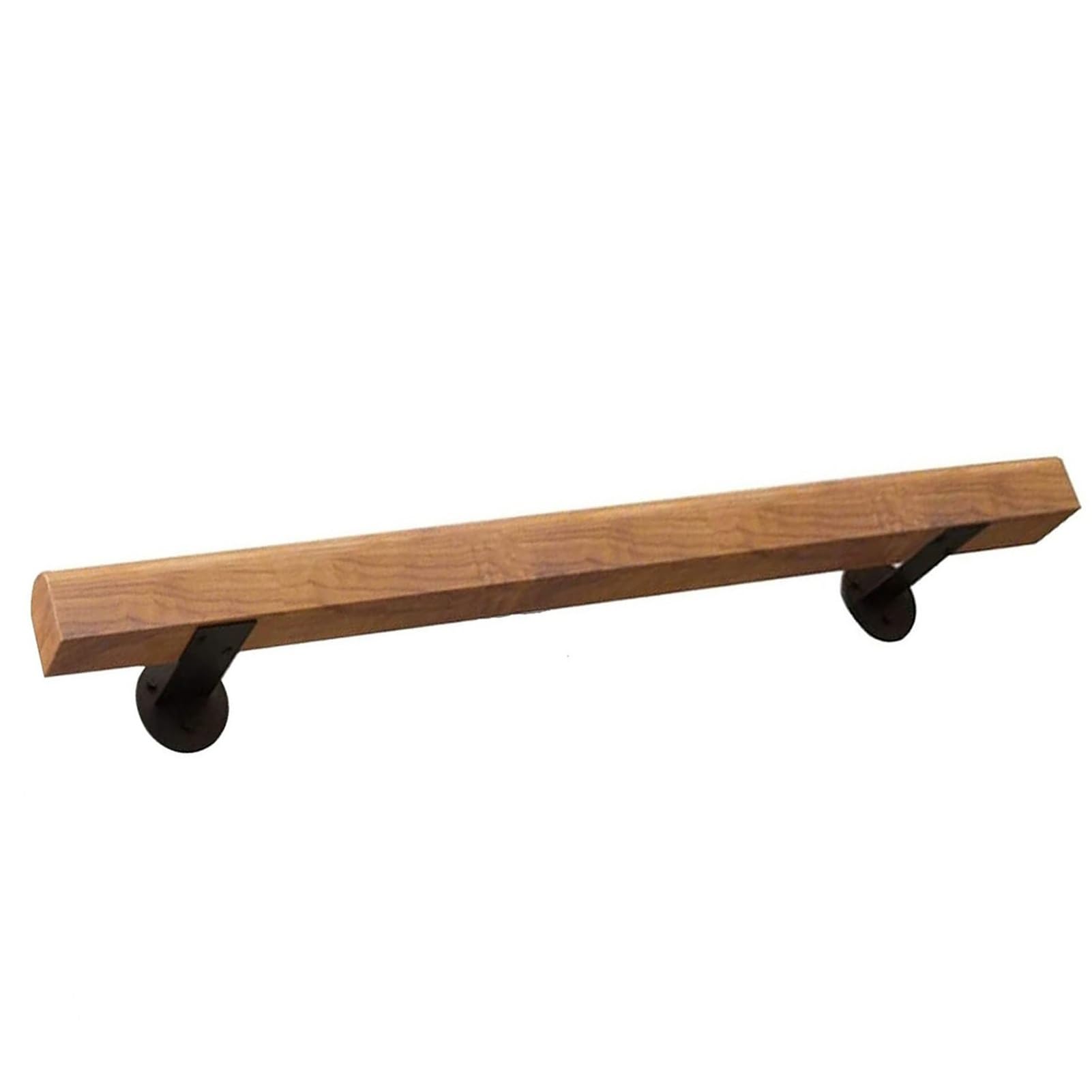 GLDYTVF Wooden Stairs Handrail, 1ft-20ft Wall Mount Stair Railing, Interior Safety Non-Slip Barrier-Free Grab Bar, Home Kindergarten Deck Stair Fence Guardrail, for Villa Corridor Lofts Su